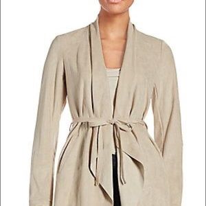 Saks Fifth Avenue Belted Suede-Like Jacket